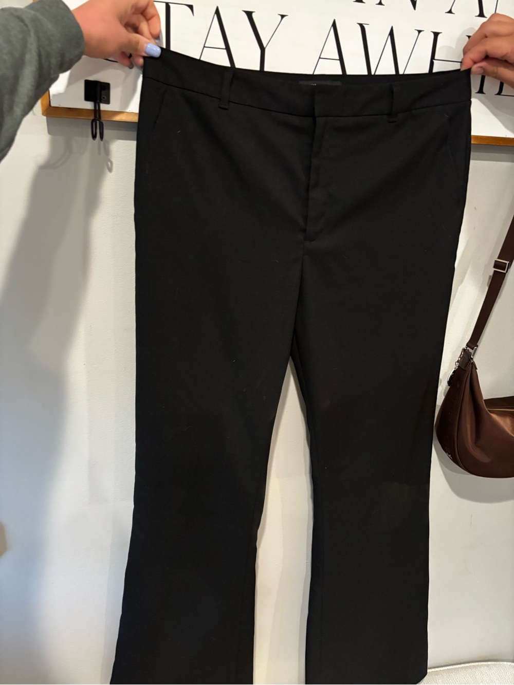 Banana Republic Black Men's Dress Pants - Straight Leg